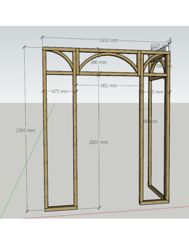 cloison chene sur mesure