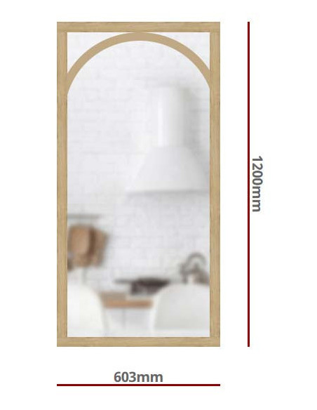 verrière arche en bois