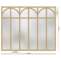 verriere en bois arrondie sur mesure