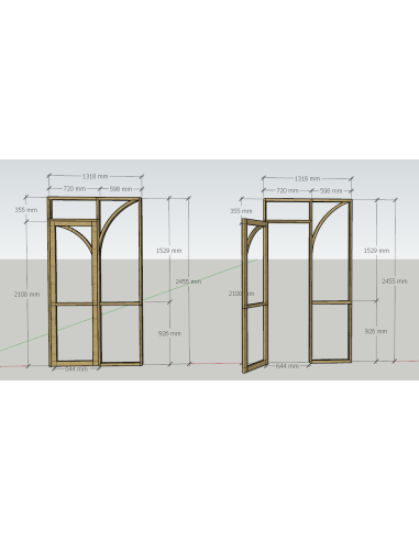 Porte intérieure sur mesure