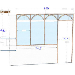 verriere arrondie avec passage porte
