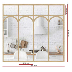 Verrière arrondie en bois