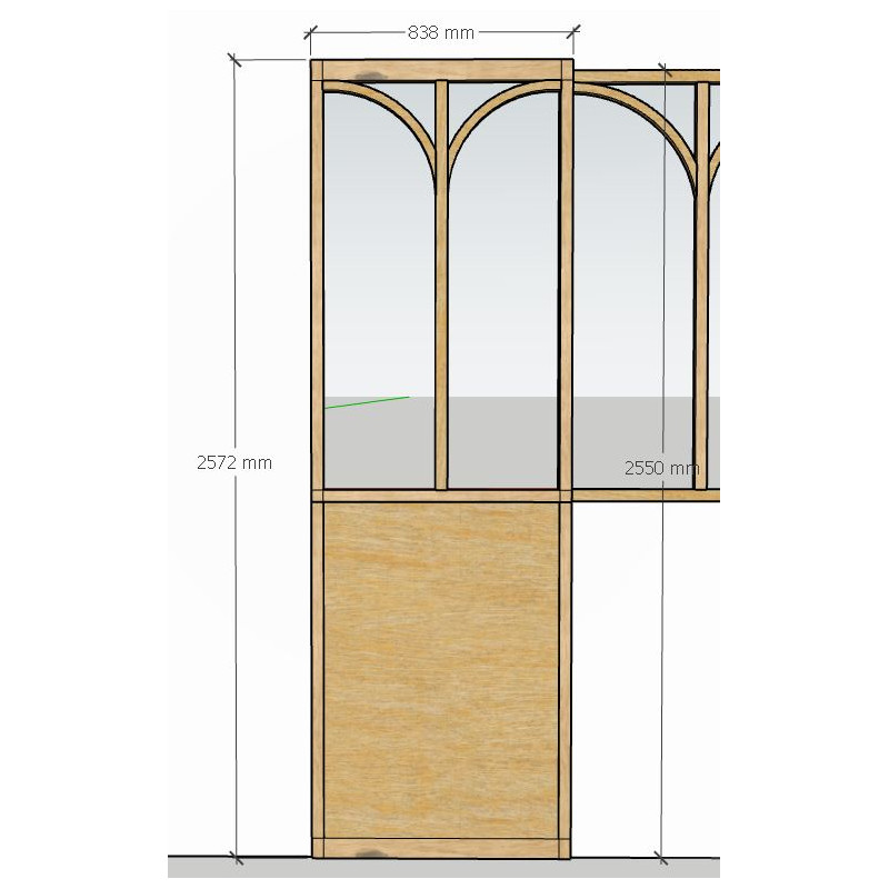 porte coulissante verrière sur mesure