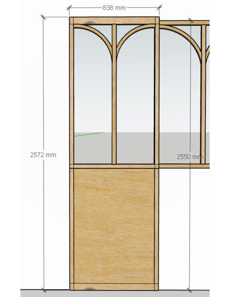 porte coulissante verrière sur mesure