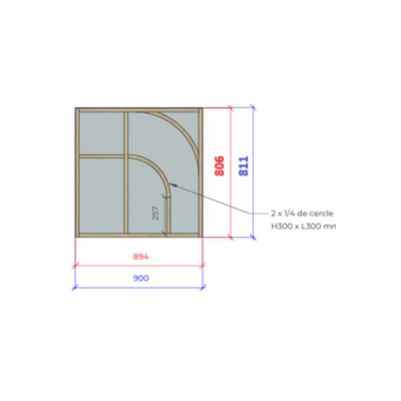 Petite verrière pour la cuisine