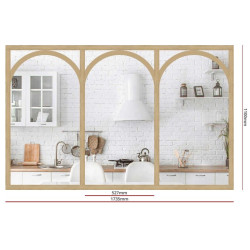 verriere arrondie chene