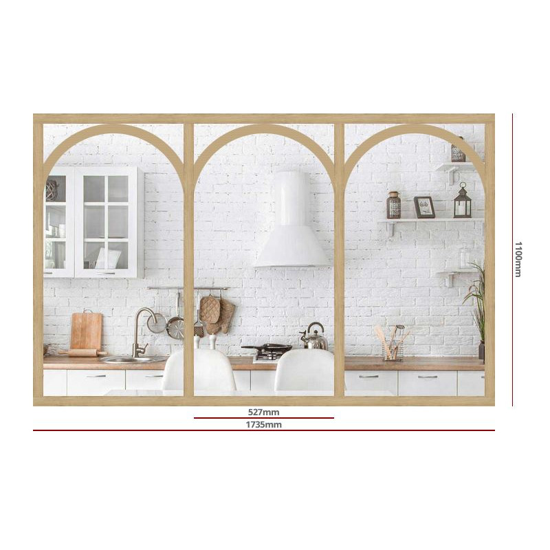 verriere arrondie chene