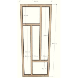 verriere bois personnalisée