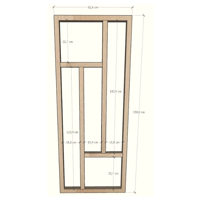 verriere bois personnalisée