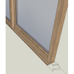 verriere coulissante bois sur mesure