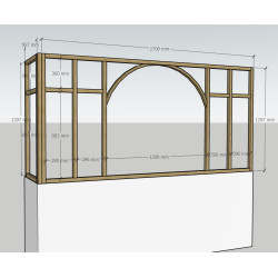 grande verriere avec un angle