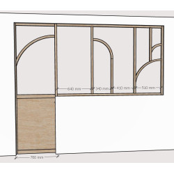 porte et verrière sur mesure