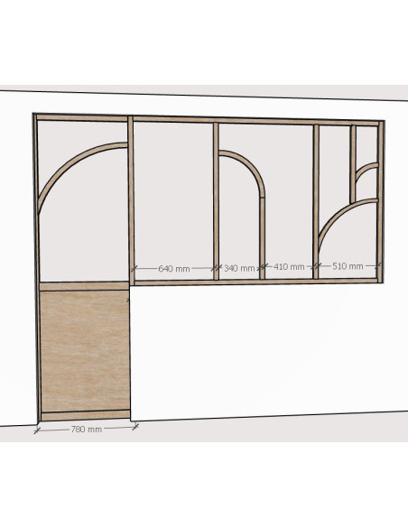 porte et verrière sur mesure