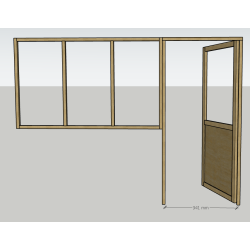 porte et verrière atelier