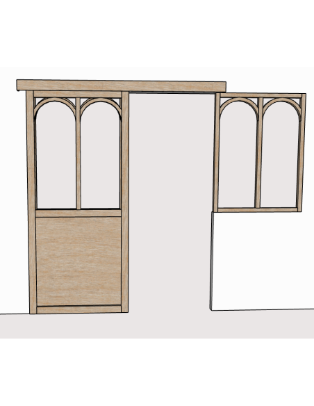 porte coulissante sur mesure