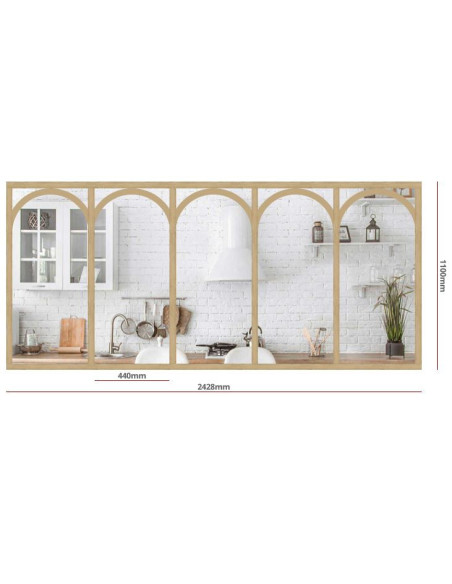 verrière 5 arches