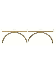 2 grandes arches pour passage