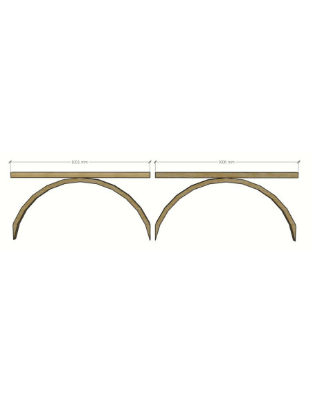2 grandes arches pour passage