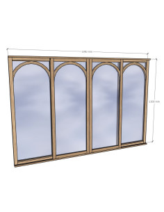 Verrière arches avec 2 coulissants 2