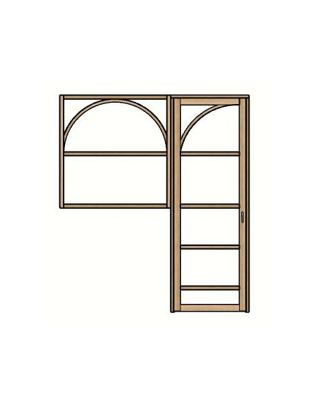 Verrière et porte style art déco