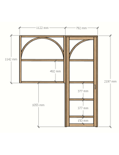 Verrière et porte style art déco 2