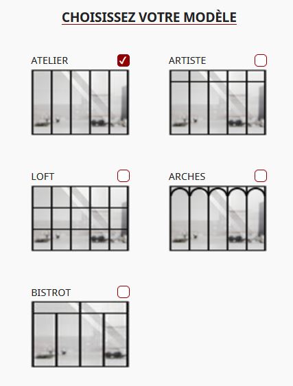 types de verriere bois