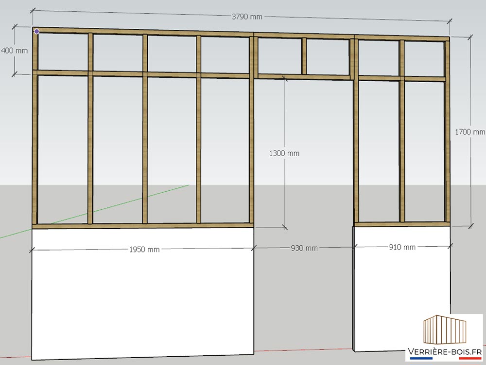 projet verriere cuisine